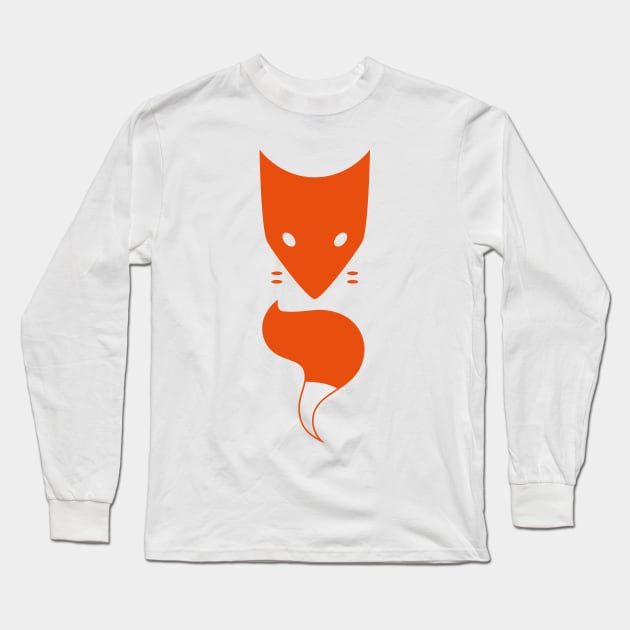 Red Fox Alba Long Sleeve T-Shirt by Toraion